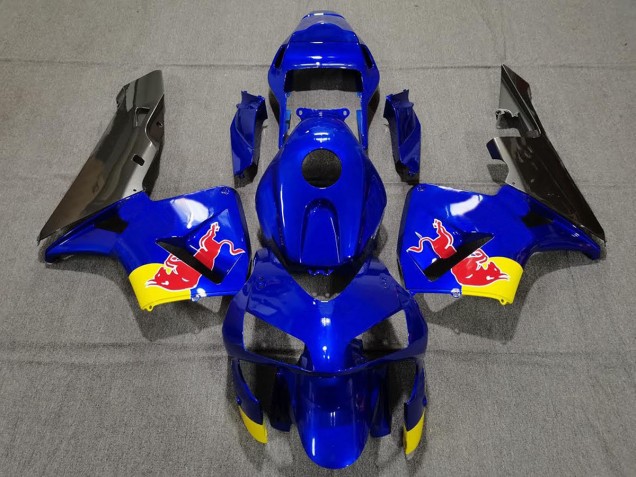 Bleu Brillant Rouge Taureau 03-04 Honda CBR600RR Carénage Bleu Brillant Rouge Taureau 03-04 Honda CBR600RR Carénage