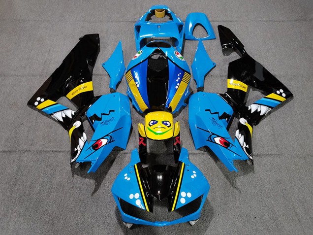 Bleu Ciel Personnalisé 13-23 Honda CBR600RR Carénage