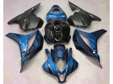 Bleu Clair Avec Noir 09-12 Honda CBR600RR Carénage