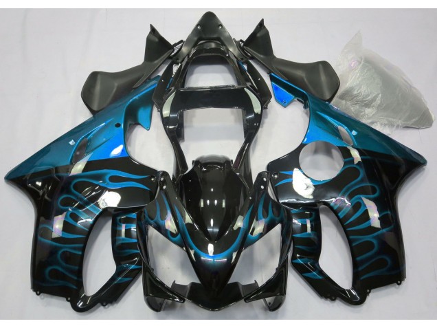 Bleu Clair Flamme 01-03 Honda CBR600 F4i Carénage Bleu Clair Flamme 01-03 Honda CBR600 F4i Carénage
