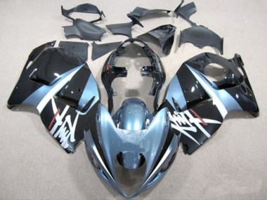 Bleu Clair & Noir 97-07 Suzuki GSXR 1300 Carénage