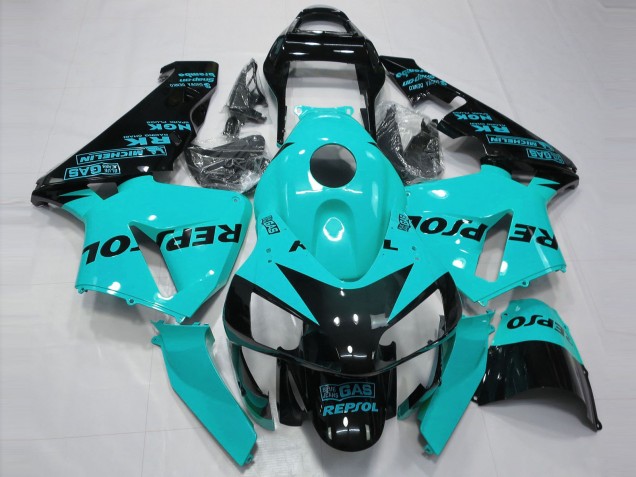 Bleu Clair Repsol 03-04 Honda CBR600RR Carénage Bleu Clair Repsol 03-04 Honda CBR600RR Carénage