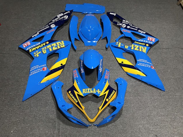 Bleu Clair Rizla 05-06 Suzuki GSXR 1000 Carénage Bleu Clair Rizla 05-06 Suzuki GSXR 1000 Carénage