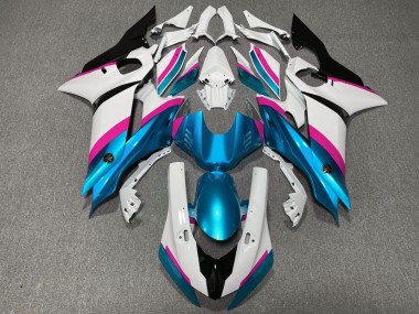 Bleu Clair & Rose 17-21 Yamaha R6 Carénage