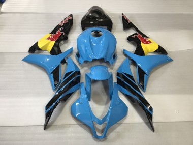 Bleu Clair Rouge Taureau 07-08 Honda CBR600RR Carénage