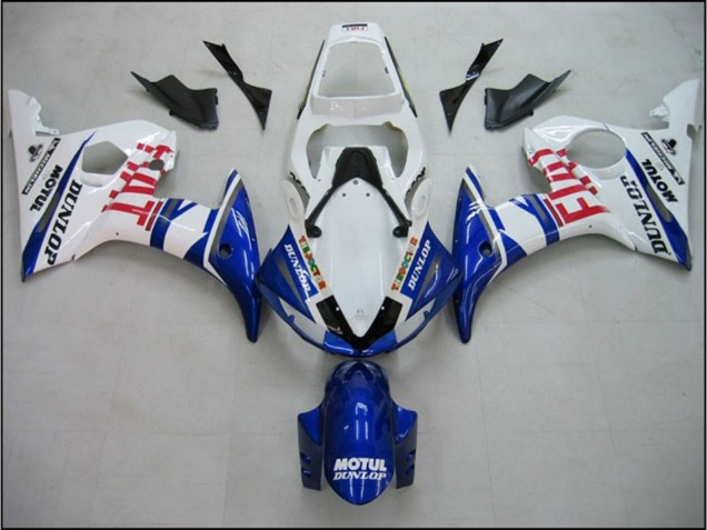 Bleu Fiat 05 Yamaha R6 Carénage Bleu Fiat 05 Yamaha R6 Carénage