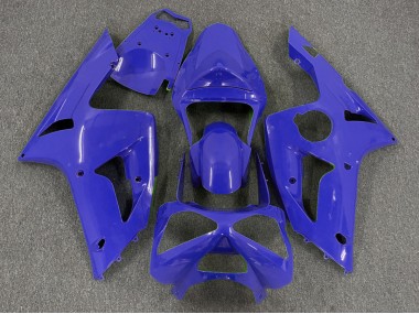 Bleu Foncé Uni 03-04 Kawasaki ZX6R Carénage