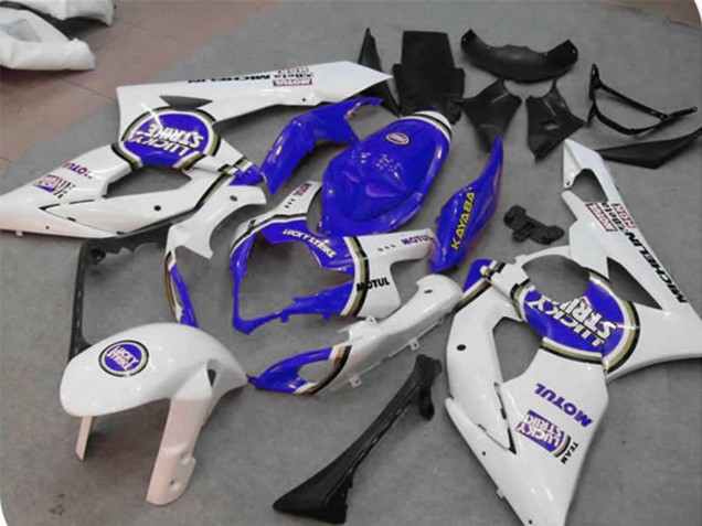 Bleu Lucky Strike 05-06 Suzuki GSXR 1000 Carénage Bleu Lucky Strike 05-06 Suzuki GSXR 1000 Carénage