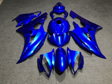 Bleu Métallisé Uni 06-07 Yamaha R6 Carénage