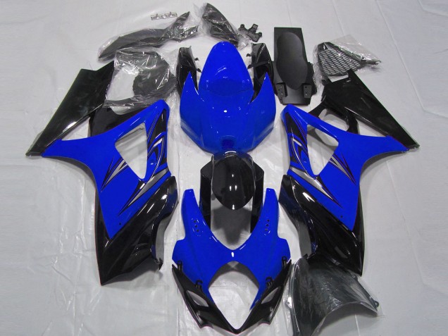 Bleu & Noir 07-08 Suzuki GSXR 1000 Carénage Bleu & Noir 07-08 Suzuki GSXR 1000 Carénage