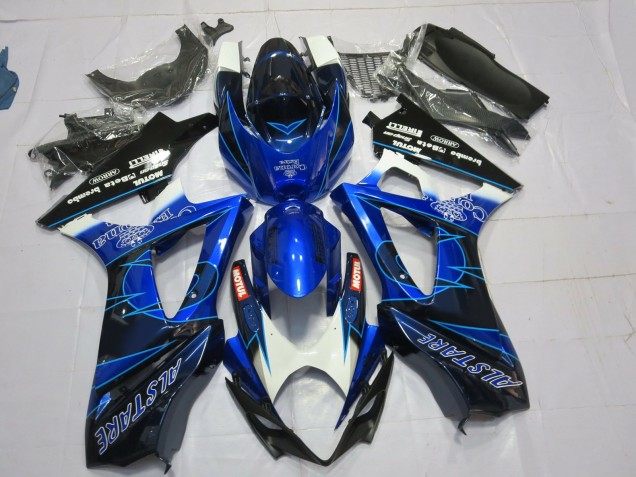 Bleu & Noir Corona 07-08 Suzuki GSXR 1000 Carénage Bleu & Noir Corona 07-08 Suzuki GSXR 1000 Carénage