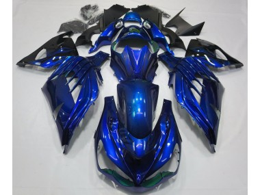 Bleu Océan Brillant 12-21 Kawasaki ZX14R Carénage