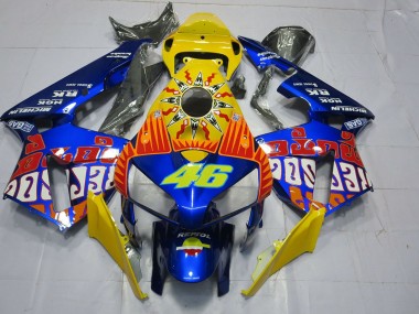 Bleu Personnalisé Rossi 05-06 Honda CBR600RR Carénage