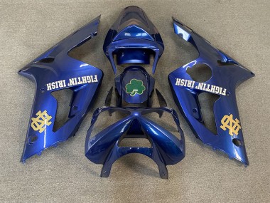 Bleu Profond 03-04 Kawasaki ZX6R Carénage