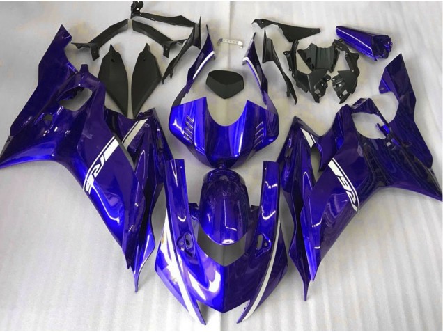 Bleu Profond 17-21 Yamaha R6 Carénage Bleu Profond 17-21 Yamaha R6 Carénage