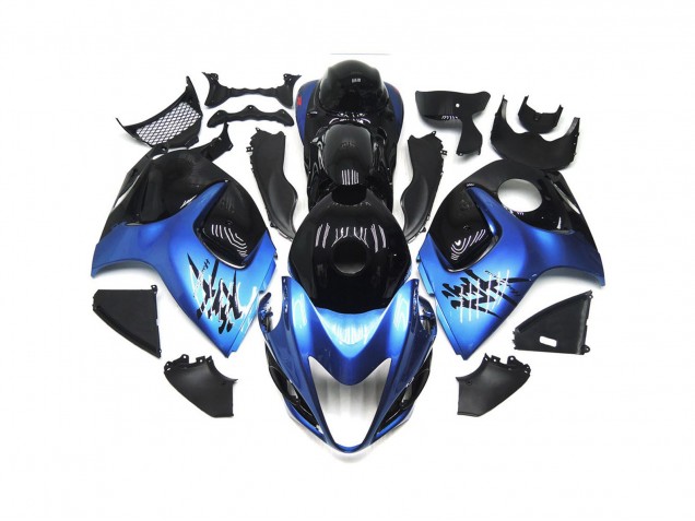 Bleu Profond Avec Black Custom 08-20 Suzuki GSXR 1300 Carénage Bleu Profond Avec Black Custom 08-20 Suzuki GSXR 1300 Carénage