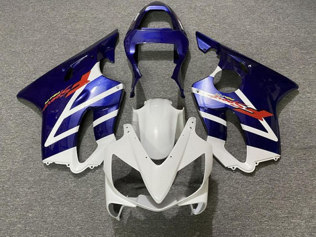 Bleu Profond & Blanc 01-03 Honda CBR600 F4i Carénage Bleu Profond & Blanc 01-03 Honda CBR600 F4i Carénage