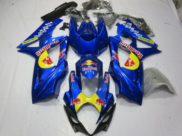 Bleu Rouge Taureau 07-08 Suzuki GSXR 1000 Carénage Bleu Rouge Taureau 07-08 Suzuki GSXR 1000 Carénage