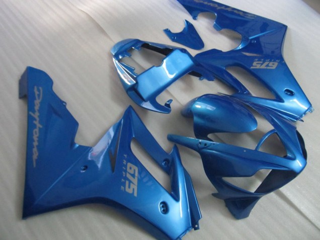 Bleu Vif 06-08 Triumph Daytona 675 Carénage Bleu Vif 06-08 Triumph Daytona 675 Carénage
