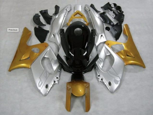 Brillant Or & Argent 98-07 Yamaha YZF600 Carénage Brillant Or & Argent 98-07 Yamaha YZF600 Carénage