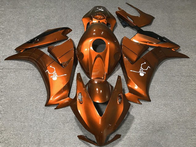 Brillant Orange Foncé 12-16 Honda CBR1000RR Carénage Brillant Orange Foncé 12-16 Honda CBR1000RR Carénage