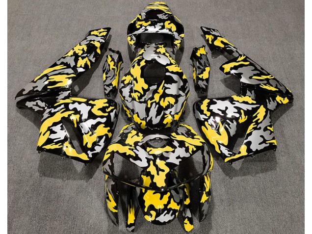 Camouflage & Jaune 05-06 Honda CBR600RR Carénage Camouflage & Jaune 05-06 Honda CBR600RR Carénage