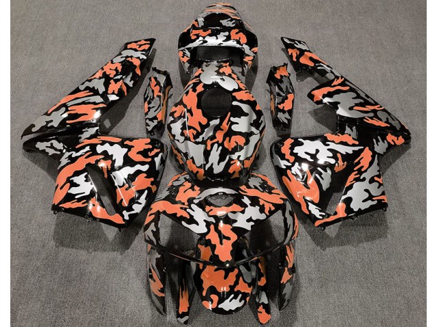 Camouflage & Orange Clair 05-06 Honda CBR600RR Carénage Camouflage & Orange Clair 05-06 Honda CBR600RR Carénage