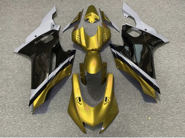 Ciment Noir & Or 17-21 Yamaha R6 Carénage