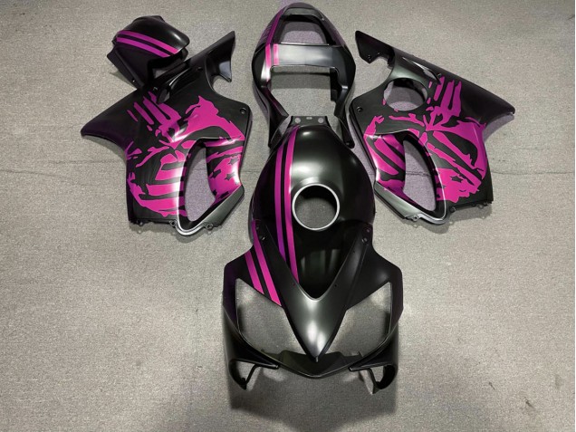 Crane Noir Mat & Rose 01-03 Honda CBR600 F4i Carénage Crane Noir Mat & Rose 01-03 Honda CBR600 F4i Carénage