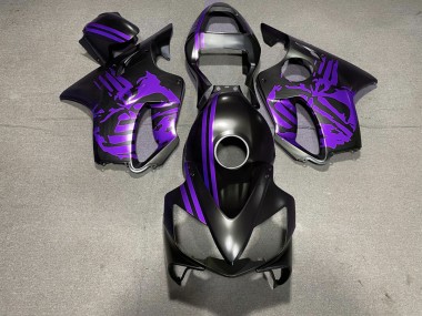 Crane Noir Mat & Violet 01-03 Honda CBR600 F4i Carénage
