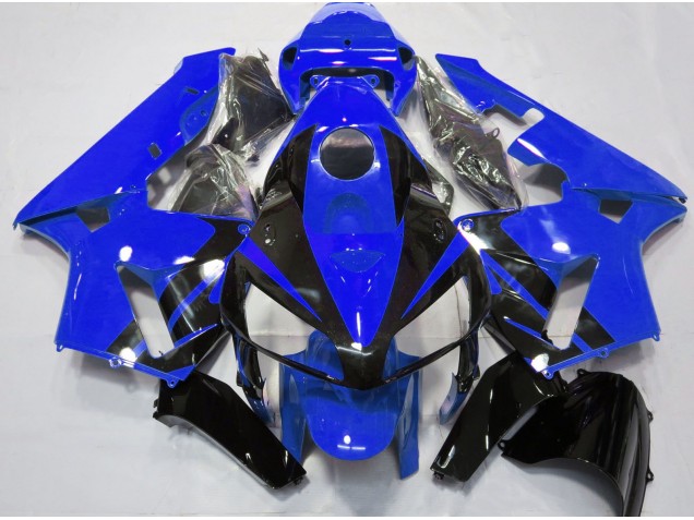 Design Bleu Brillant & Noir 05-06 Honda CBR600RR Carénage Design Bleu Brillant & Noir 05-06 Honda CBR600RR Carénage