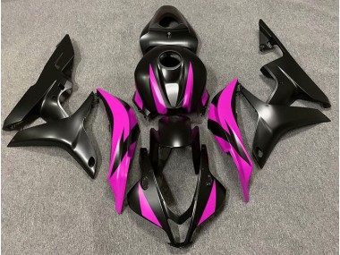 Design Noir Mat & Rose 07-08 Honda CBR600RR Carénage
