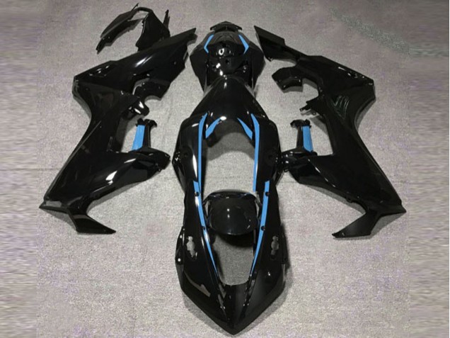Doublure Noir Brillant & Bleu Clair 17-23 Honda CBR1000RR Carénage Doublure Noir Brillant & Bleu Clair 17-23 Honda CBR1000RR Carénage