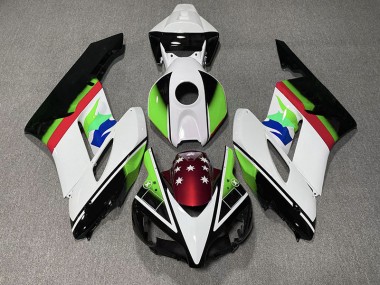 Drapeau Vert & Rouge 04-05 Honda CBR1000RR Carénage
