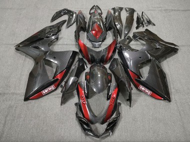 Fibre De Carbone Rouge 09-16 Suzuki GSXR 1000 Carénage