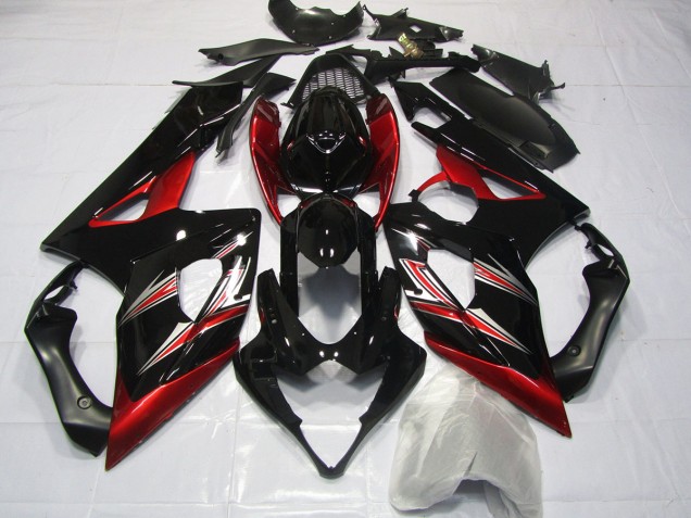 Flare Rouge & Noire 05-06 Suzuki GSXR 1000 Carénage Flare Rouge & Noire 05-06 Suzuki GSXR 1000 Carénage