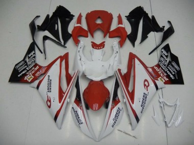Fondu Rouge Noir 13-16 Triumph Daytona 675 Carénage