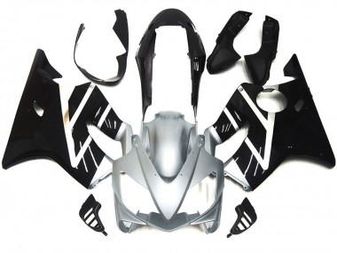 Gris Argenté & Noir Brillant 04-07 Honda CBR600 F4i Carénage