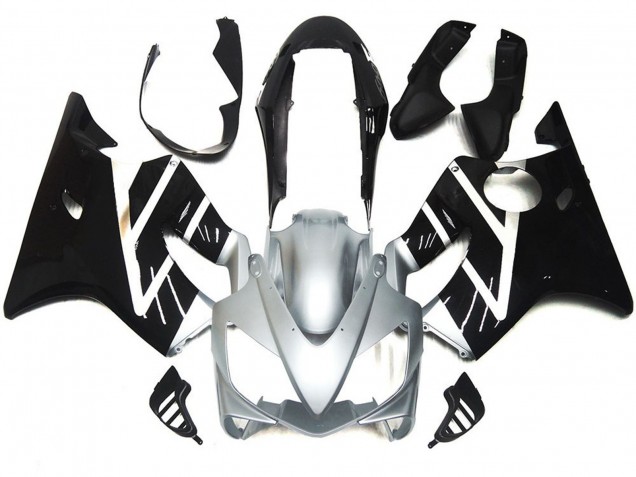 Gris Argenté & Noir Brillant 04-07 Honda CBR600 F4i Carénage
