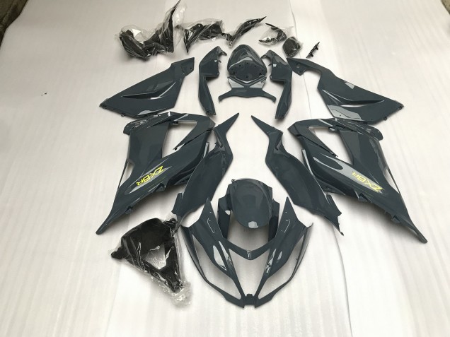 Gris Brillant 13-18 Kawasaki ZX6R Carénage Gris Brillant 13-18 Kawasaki ZX6R Carénage