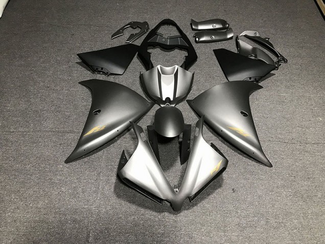 Gris Mat 12-14 Yamaha R1 Carénage