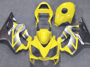 Jaune & Argent Mat 01-03 Honda CBR600 F4i Carénage