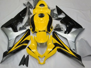 Jaune Brillant Argent & Noir 07-08 Honda CBR600RR Carénage