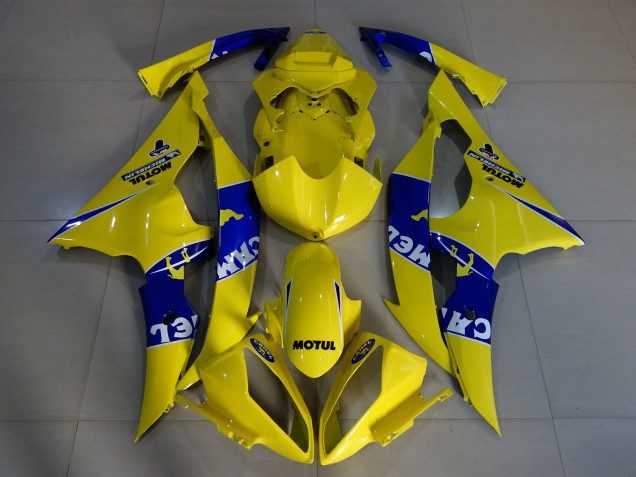 Jaune Brillant Camel 08-16 Yamaha R6 Carénage Jaune Brillant Camel 08-16 Yamaha R6 Carénage