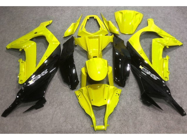Jaune Brillant & Noir 16-19 Kawasaki ZX10R Carénage Jaune Brillant & Noir 16-19 Kawasaki ZX10R Carénage