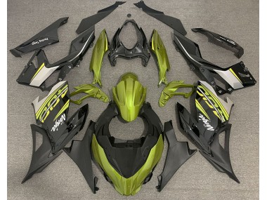 Jaune Liquide & Gris 18-23 Kawasaki Ninja 400 Carénage