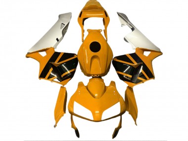 Jaune Moutarde & Argent Mat 03-04 Honda CBR600RR Carénage