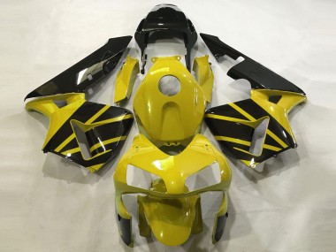 Jaune Moutarde & Noir Brillant 03-04 Honda CBR600RR Carénage