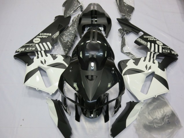 Logos Noir Mat & Puisher 05-06 Honda CBR600RR Carénage Logos Noir Mat & Puisher 05-06 Honda CBR600RR Carénage