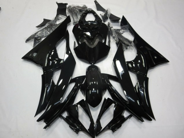N°2 Noir Brillant 08-16 Yamaha R6 Carénage N°2 Noir Brillant 08-16 Yamaha R6 Carénage